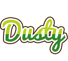 Dusty golfing logo