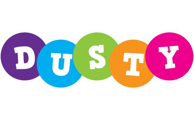 Dusty happy logo