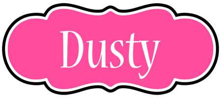 Dusty invitation logo