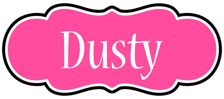 Dusty invitation logo