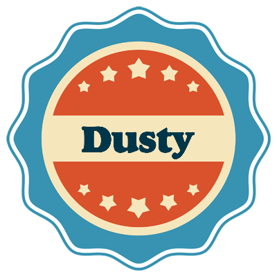Dusty labels logo