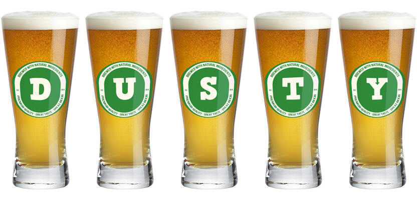 Dusty lager logo