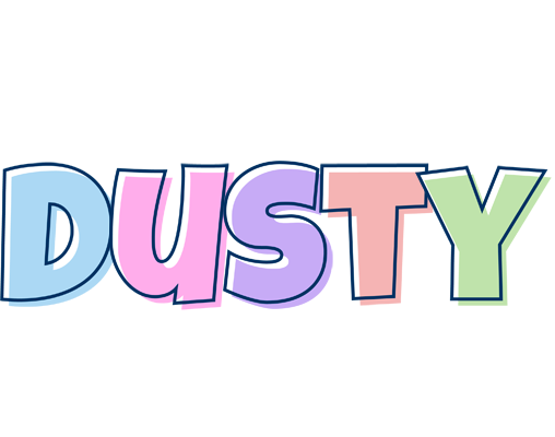 Dusty pastel logo