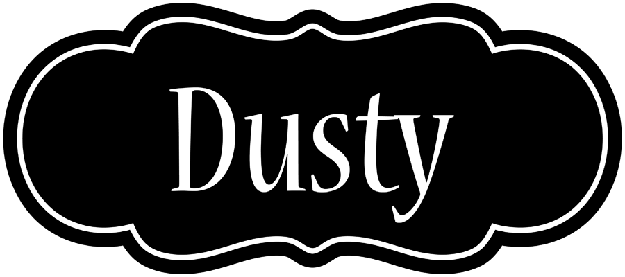 Dusty welcome logo