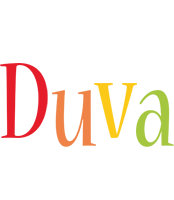 Duva birthday logo