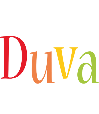 Duva birthday logo