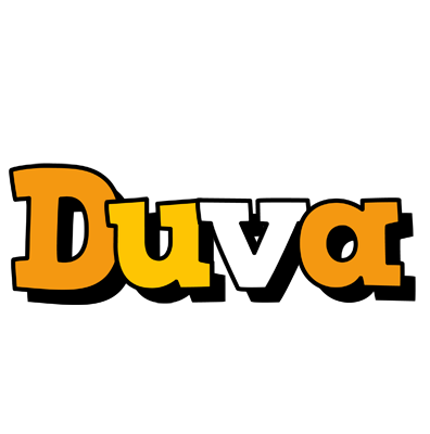 Duva cartoon logo