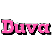 Duva girlish logo