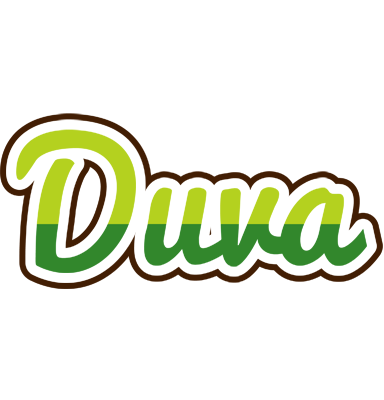 Duva golfing logo