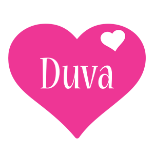 Duva love-heart logo