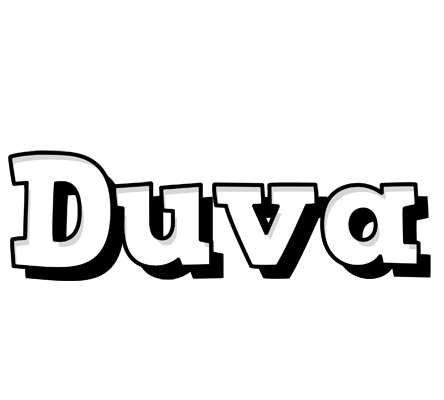 Duva snowing logo