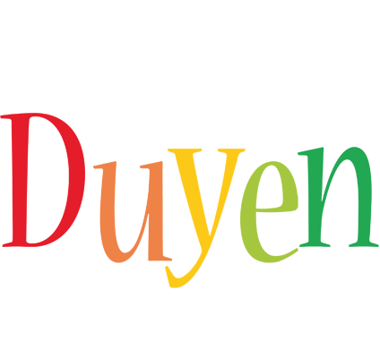 Duyen birthday logo