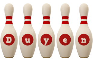 Duyen bowling-pin logo