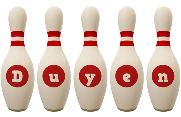 Duyen bowling-pin logo