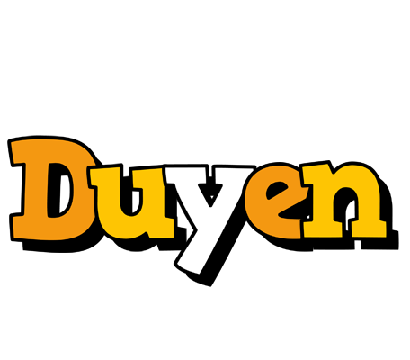 Duyen cartoon logo