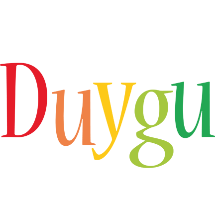 Duygu birthday logo