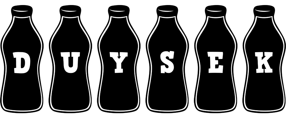 Duysek bottle logo