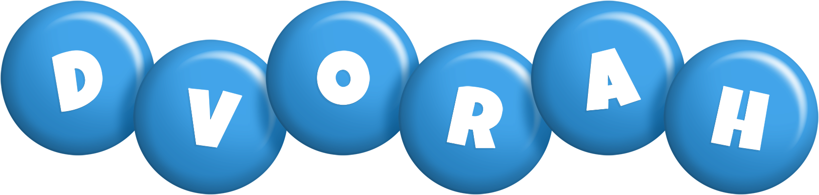Dvorah candy-blue logo