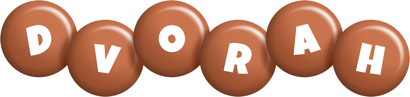 Dvorah candy-brown logo