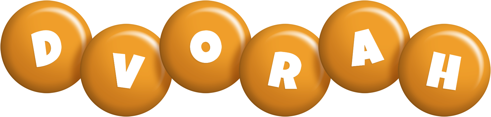 Dvorah candy-orange logo