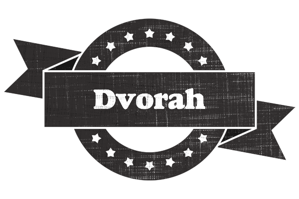 Dvorah grunge logo
