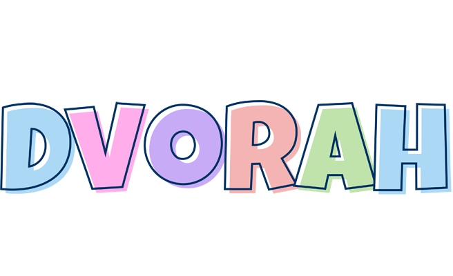 Dvorah pastel logo