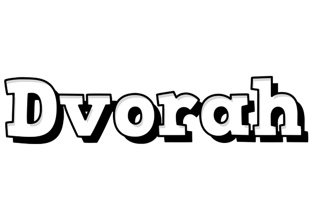 Dvorah snowing logo