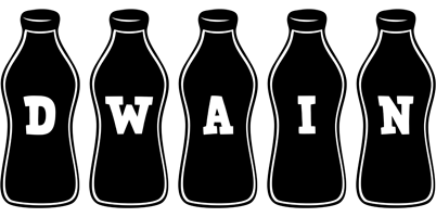 Dwain bottle logo