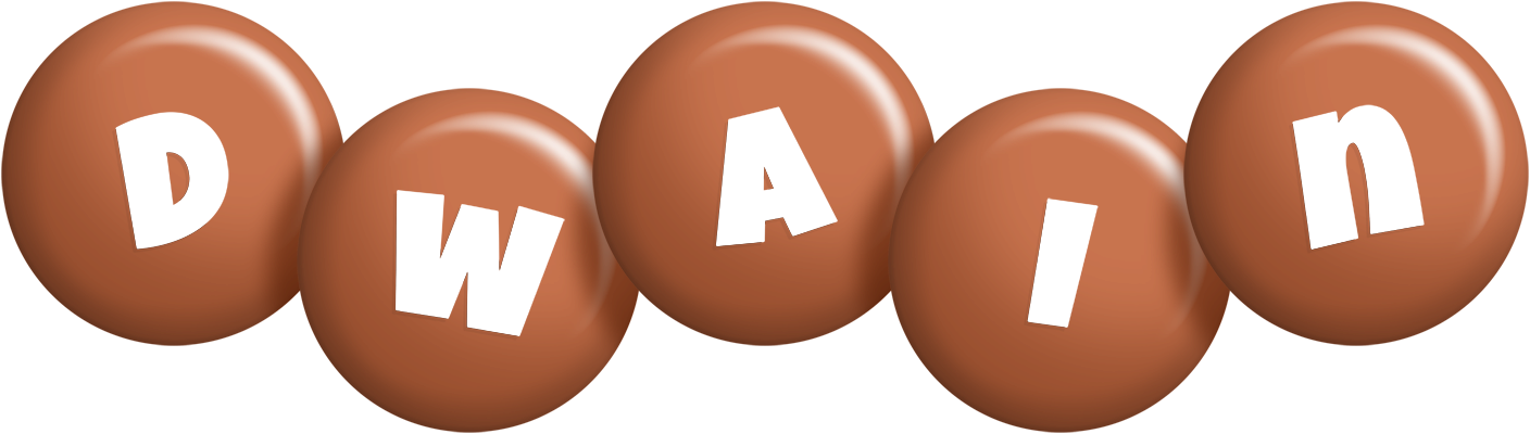 Dwain candy-brown logo