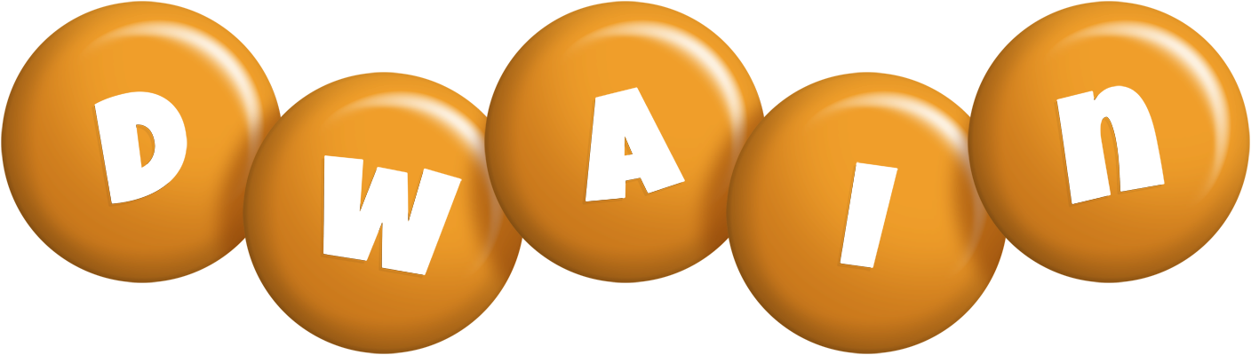 Dwain candy-orange logo