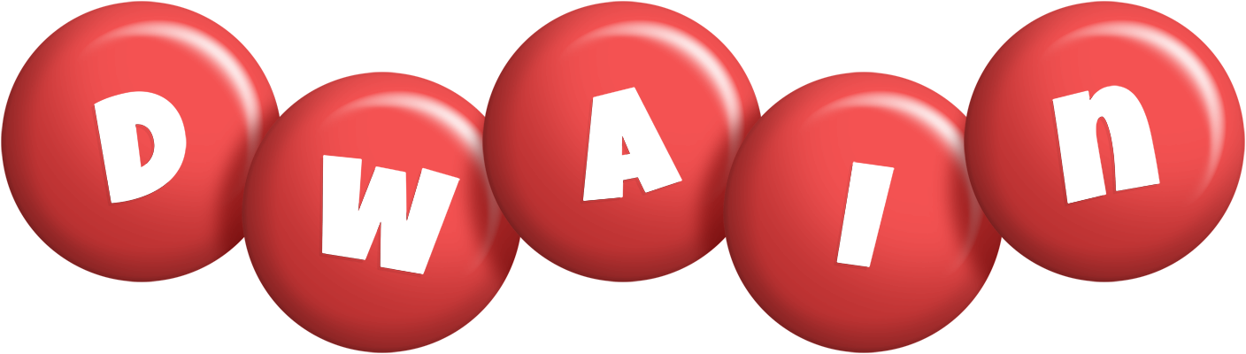 Dwain candy-red logo