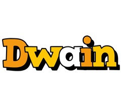 Dwain cartoon logo