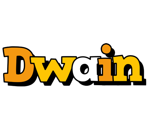 Dwain cartoon logo