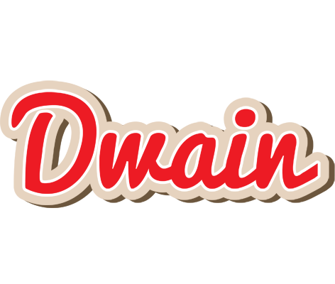 Dwain chocolate logo