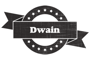 Dwain grunge logo