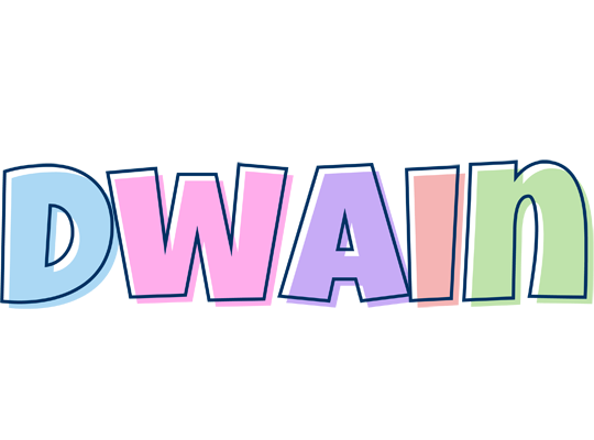 Dwain pastel logo