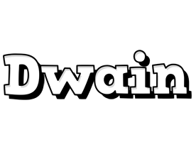 Dwain snowing logo