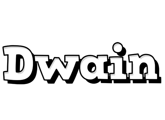 Dwain snowing logo