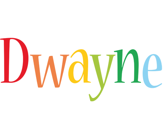 Dwayne birthday logo