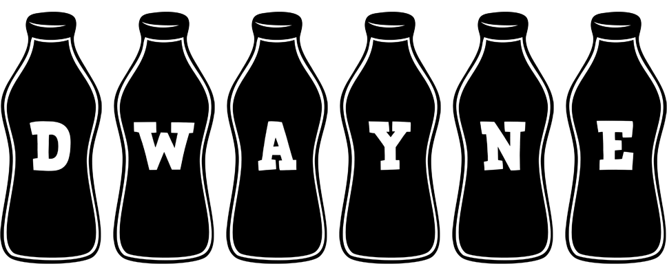 Dwayne bottle logo