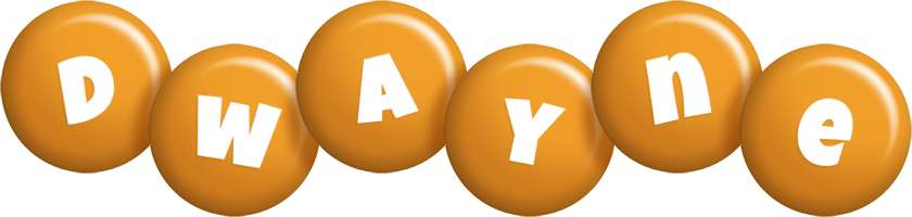 Dwayne candy-orange logo