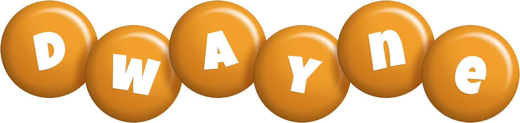 Dwayne candy-orange logo