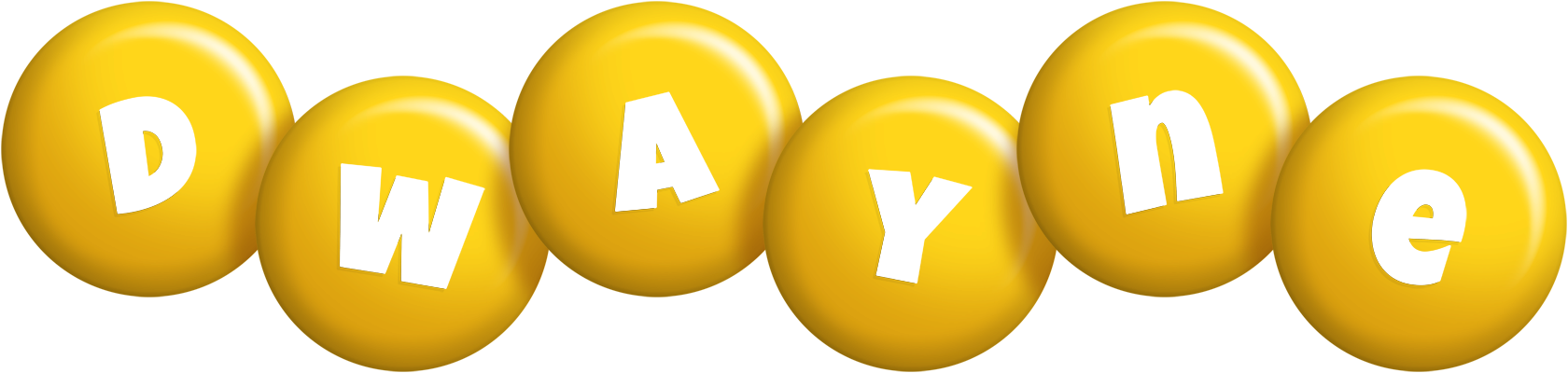 Dwayne candy-yellow logo