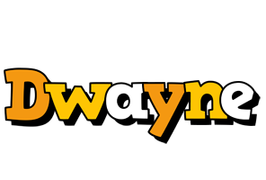 Dwayne cartoon logo