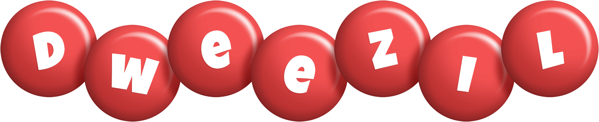 Dweezil candy-red logo