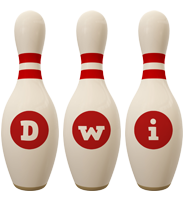 Dwi bowling-pin logo