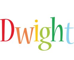 Dwight birthday logo