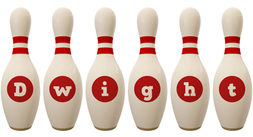 Dwight bowling-pin logo