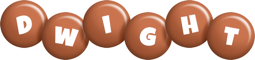 Dwight candy-brown logo