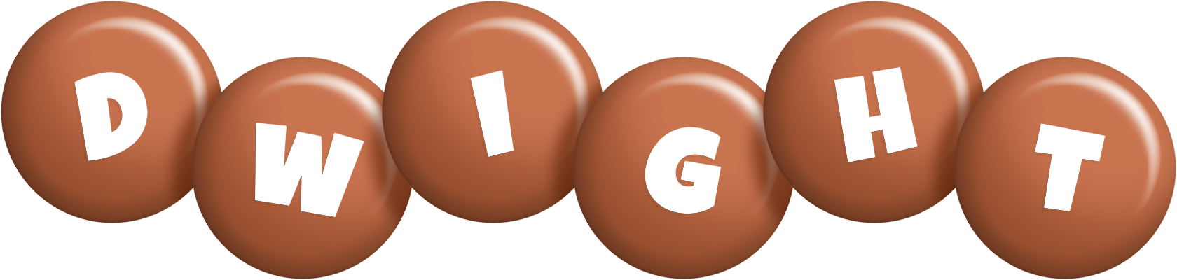 Dwight candy-brown logo